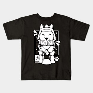 Shiromaru Ninja Dog Kids T-Shirt